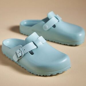 Boston Birkenstock EVA Clogs in Surf Green